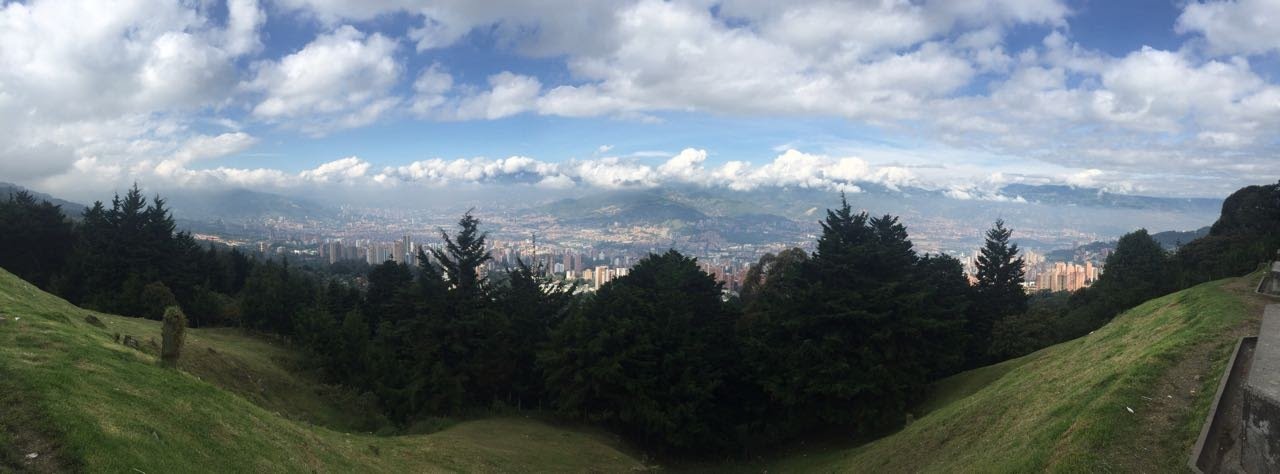Vista del valle desde el mirador de Las Palmas