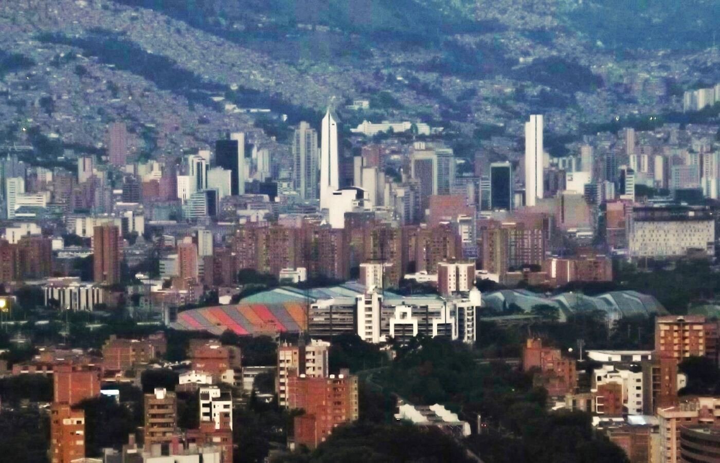 Panoramic view of Medellín, Colombia